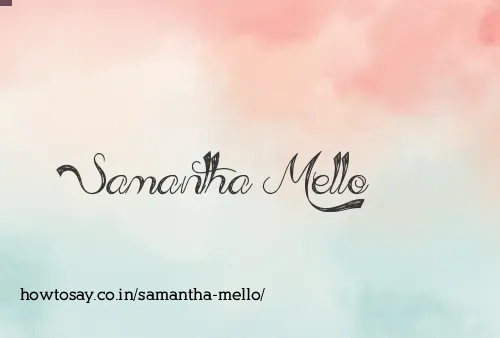 Samantha Mello