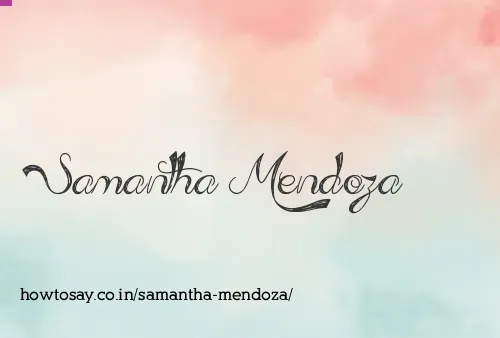 Samantha Mendoza