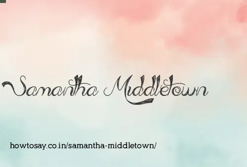 Samantha Middletown