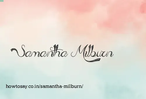 Samantha Milburn