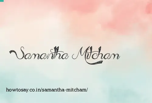 Samantha Mitcham