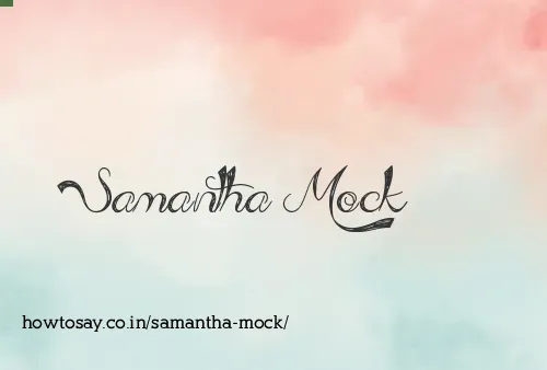 Samantha Mock