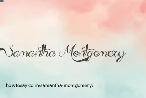 Samantha Montgomery