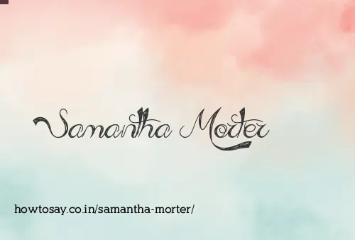 Samantha Morter