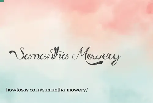 Samantha Mowery
