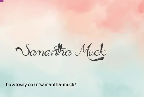 Samantha Muck