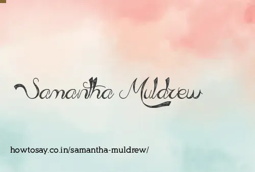 Samantha Muldrew