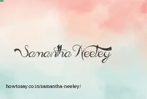 Samantha Neeley