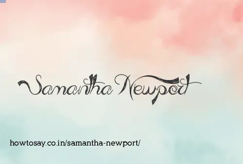 Samantha Newport