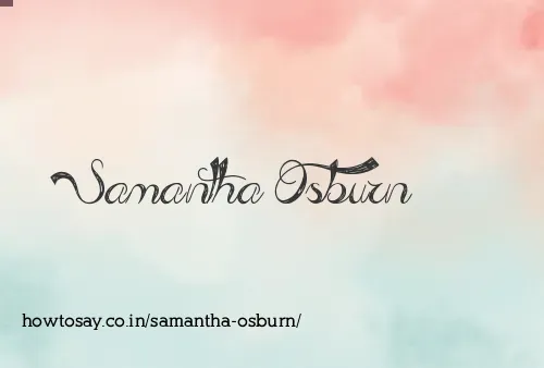 Samantha Osburn
