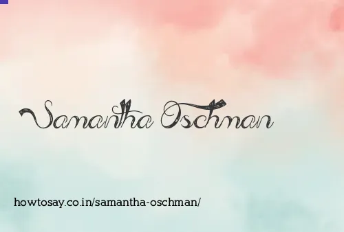 Samantha Oschman