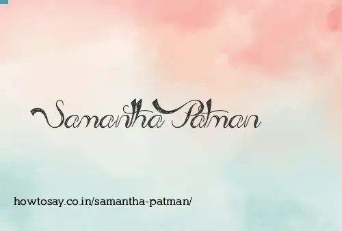 Samantha Patman