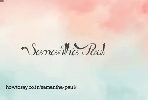 Samantha Paul