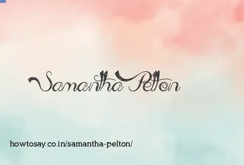 Samantha Pelton