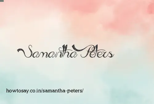 Samantha Peters
