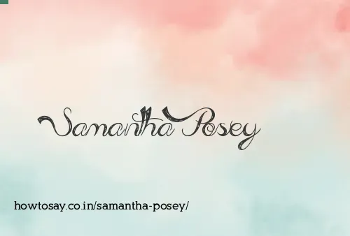Samantha Posey