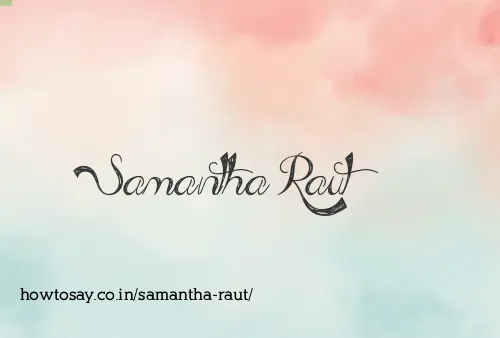 Samantha Raut