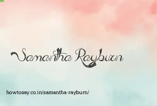 Samantha Rayburn