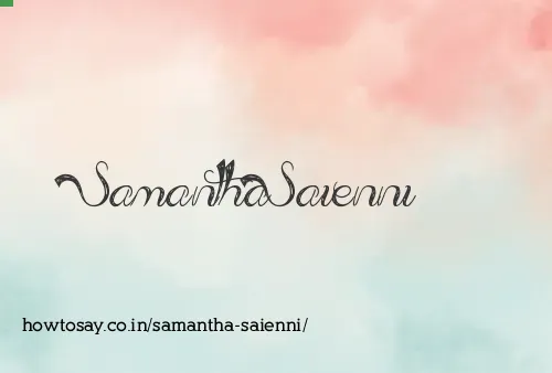 Samantha Saienni