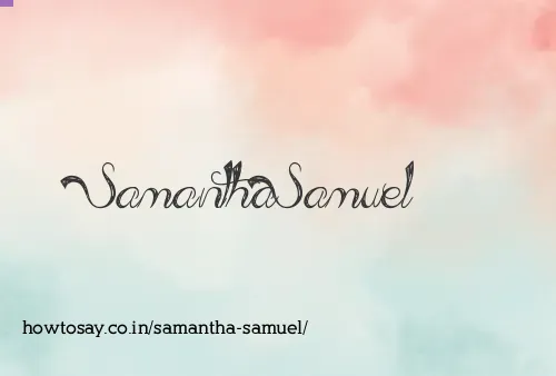 Samantha Samuel