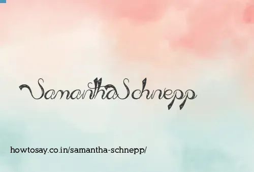 Samantha Schnepp
