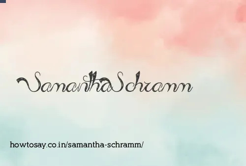 Samantha Schramm