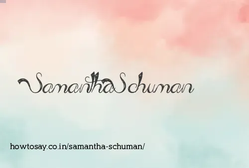 Samantha Schuman