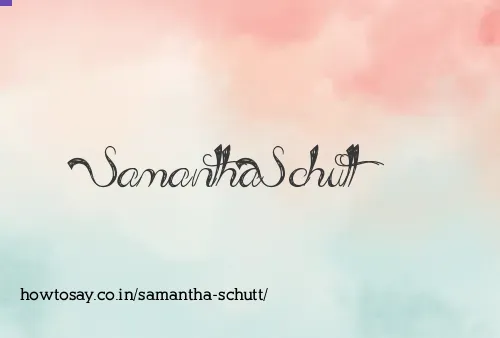 Samantha Schutt