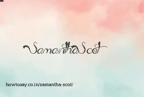 Samantha Scot