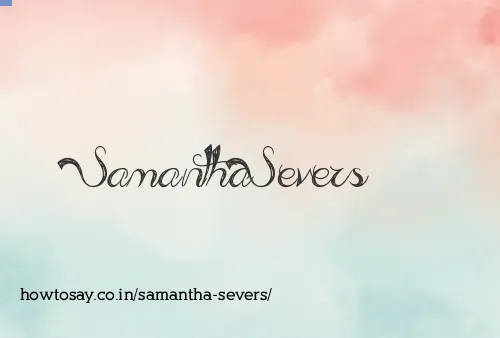 Samantha Severs