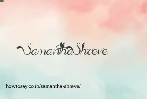 Samantha Shreve