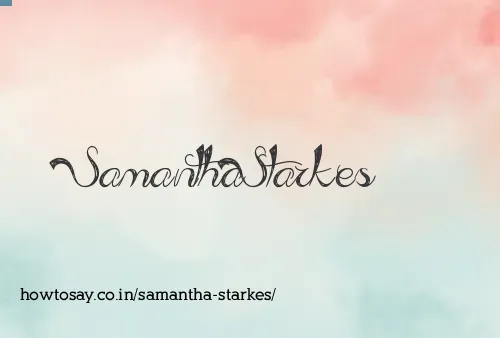 Samantha Starkes