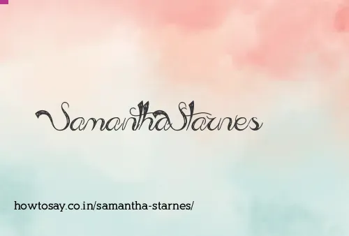 Samantha Starnes