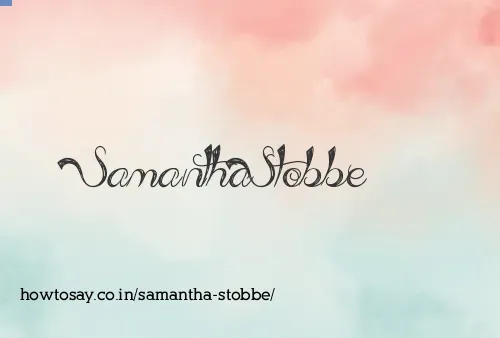 Samantha Stobbe