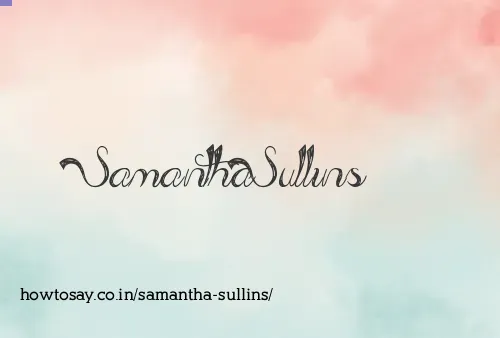 Samantha Sullins