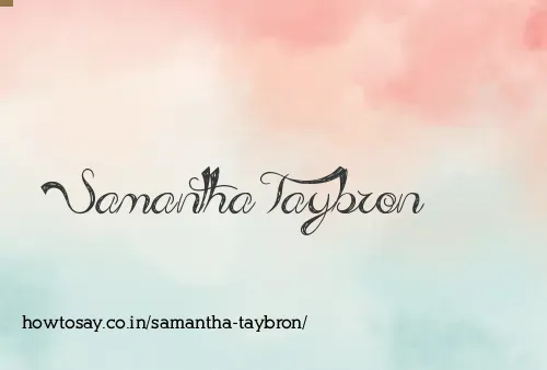Samantha Taybron