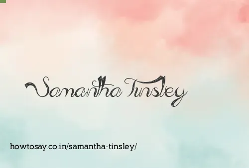 Samantha Tinsley