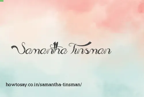 Samantha Tinsman
