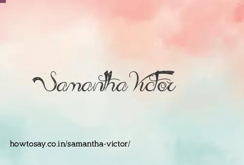 Samantha Victor