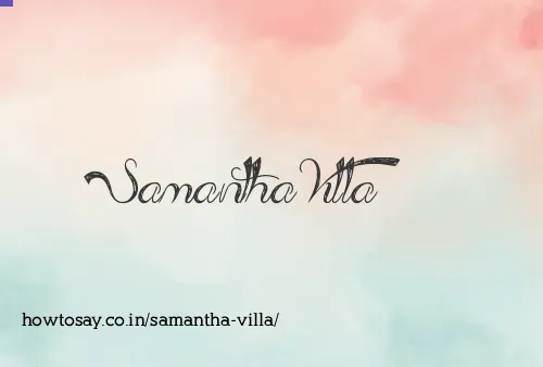 Samantha Villa