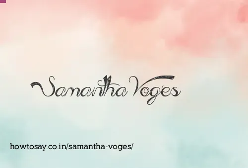 Samantha Voges