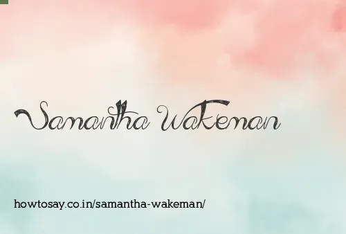 Samantha Wakeman