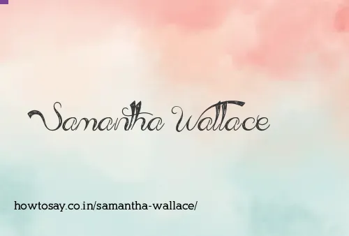 Samantha Wallace
