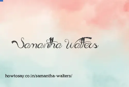 Samantha Walters