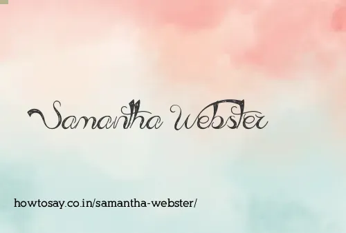 Samantha Webster