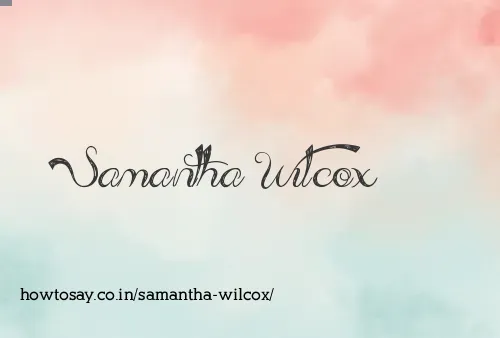 Samantha Wilcox
