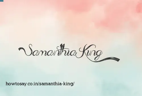 Samanthia King