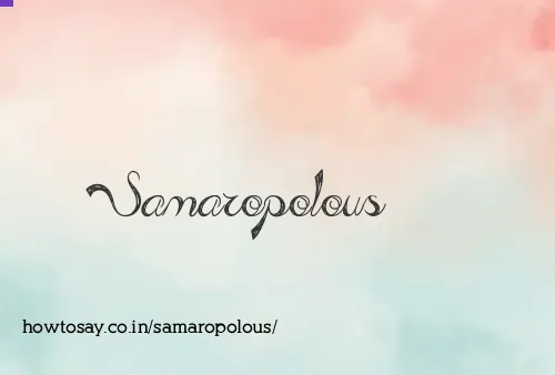 Samaropolous