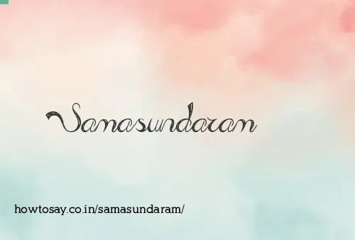 Samasundaram