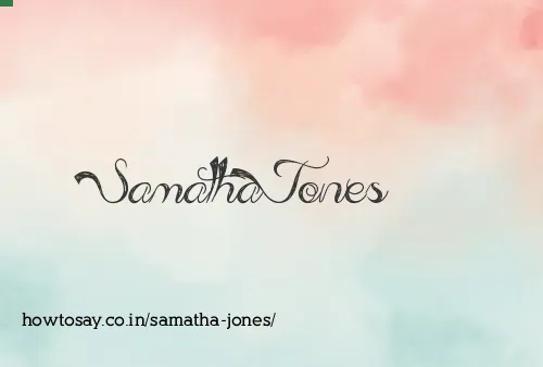 Samatha Jones